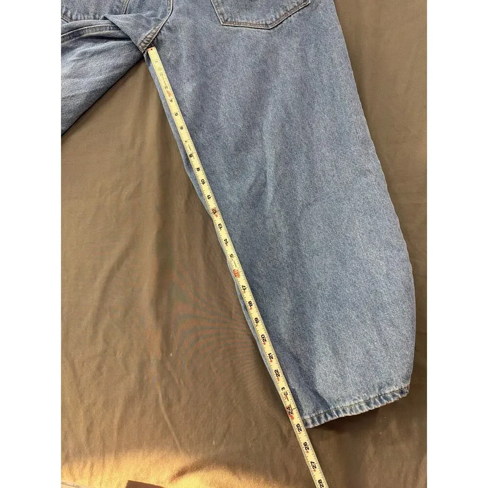 Empyre Jeans Size 28 Light Wash Baggy Wide Leg Skate Y2K Denim